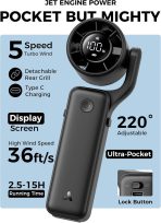 Aecooly AirGimbal Portable Handheld Turbo Jet Force Fan PF04